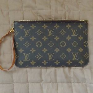 Authentic Louis Vuitton pouchette.